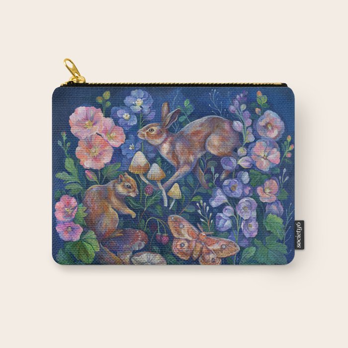 Spring Flower Garden Carry All Pouch Gallery Image 1