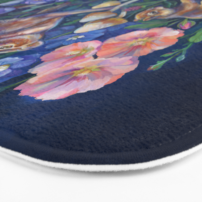 Spring Flower Garden Bath Mat Gallery Image 3
