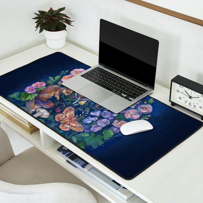 Spring Flower Garden Desk Mat Gallery Image 2