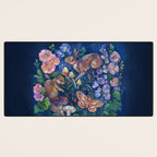 Spring Flower Garden Desk Mat Gallery Image 3