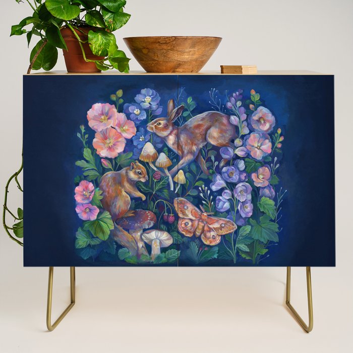Spring Flower Garden Credenza Gallery Image 1