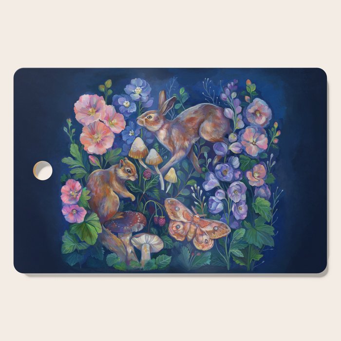 Spring Flower Garden Cutting Board Gallery Image 1