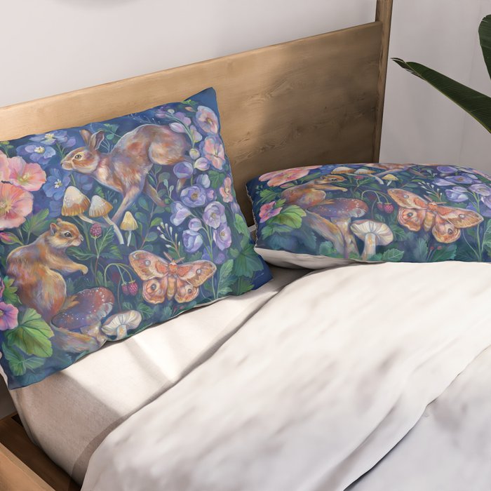 Spring Flower Garden Pillow Sham Gallery Image 2