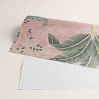 Chinoiserie Blush Pink Peacock Palm Fresco Garden  Wrapping Paper Gallery Image 2