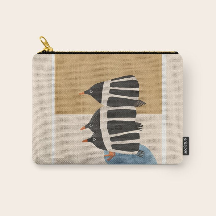 Minimal Penguin Stack Carry All Pouch Gallery Image 1