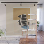 Minimal Penguin Stack Wall Mural Gallery Image 1