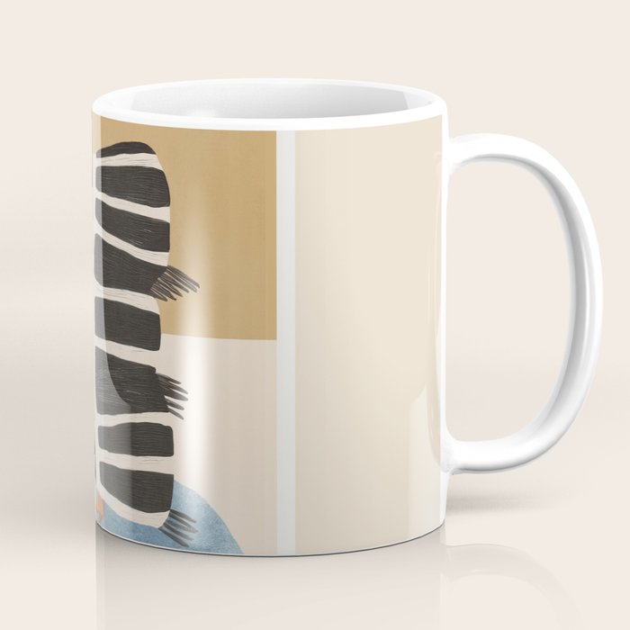 Minimal Penguin Stack Coffee Mug Gallery Image 1
