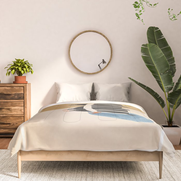 Minimal Penguin Stack Comforter Gallery Image 3
