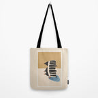 Minimal Penguin Stack Tote Bag Gallery Image 2