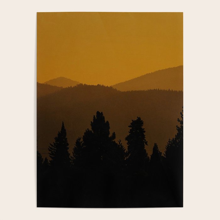 Mount Shasta Sunset Poster Gallery Image 4