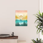 Summer Mountain Sunrise Poster Gallery Image 2