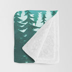 Summer Mountain Sunrise Throw Blanket Gallery Image 3