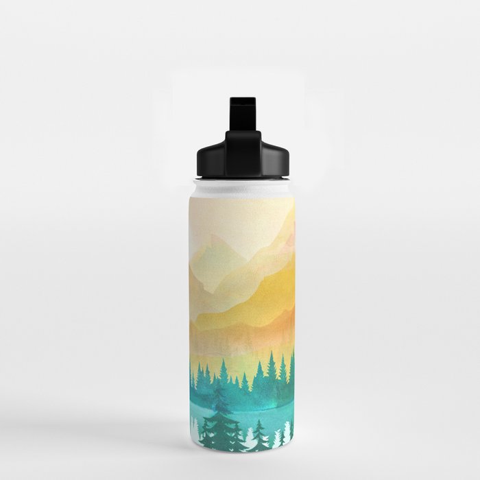 Summer Mountain Sunrise Water Bottle Gallery Image 2