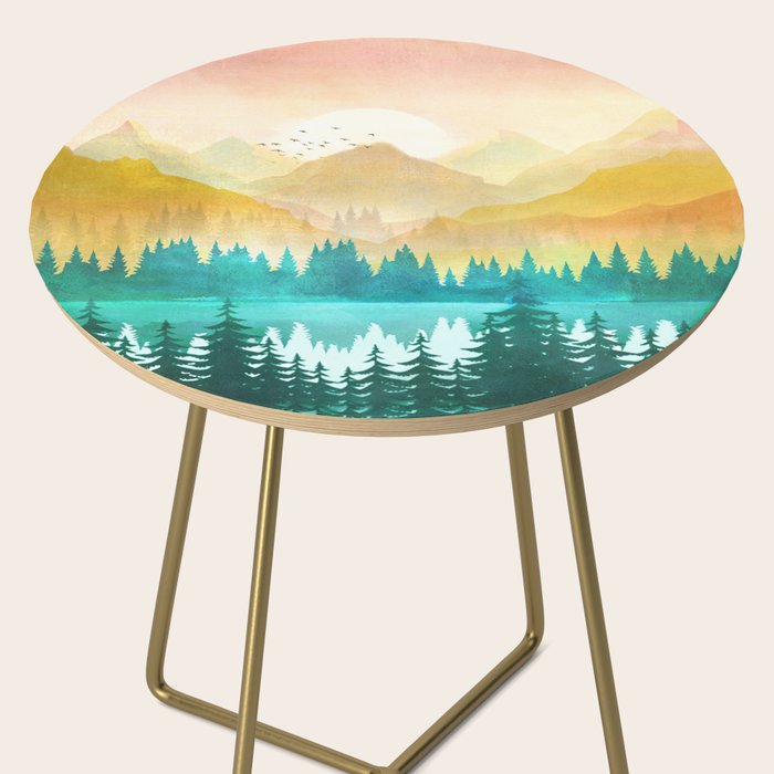 Summer Mountain Sunrise Side Table Gallery Image 2
