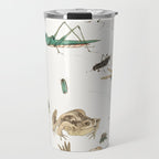 Insects frogs and a snail Travel Mug Gallery Image 1