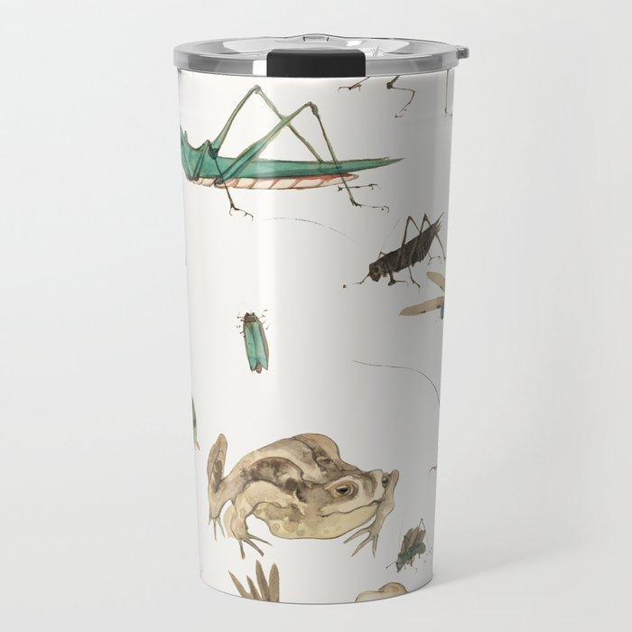 Insects frogs and a snail Travel Mug Gallery Image 1