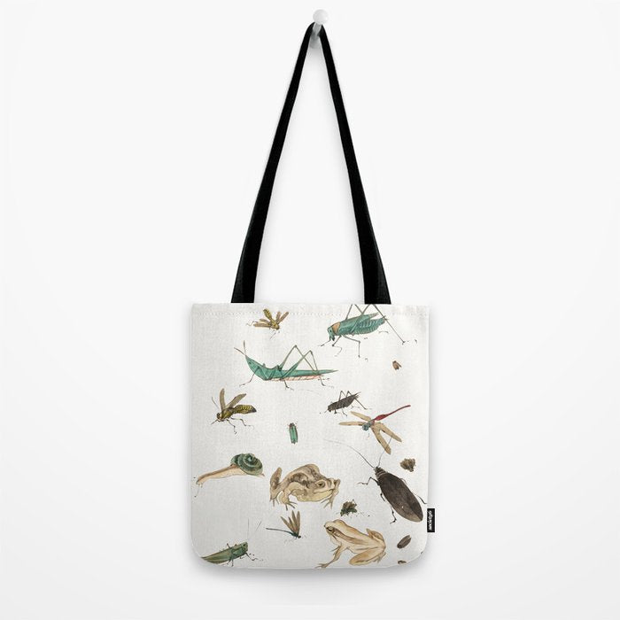 Insects frogs and a snail Tote Bag Gallery Image 2