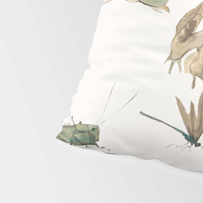 Insects frogs and a snail Pillow Sham Gallery Image 4
