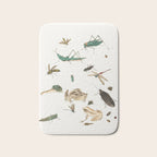 Insects frogs and a snail Bath Mat Gallery Image 1