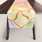 Colorful Coquette Patchwork Quilt with Bows  Table Runner Gallery Image 1