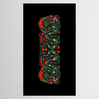 Dragon - Red, Black, Green Tablecloth Gallery Image 2