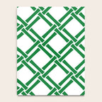 Classic Bamboo Trellis Pattern 231 Green Notebook Gallery Image 4