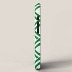 Classic Bamboo Trellis Pattern 231 Green iPhone Case Gallery Image 2