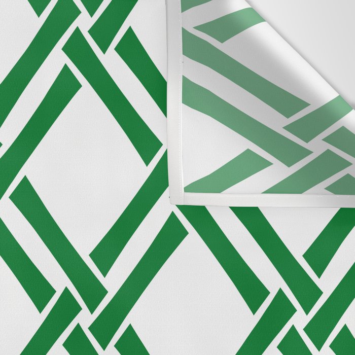 Classic Bamboo Trellis Pattern 231 Green Wall Tapestry Gallery Image 3