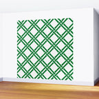 Classic Bamboo Trellis Pattern 231 Green Wall Mural Gallery Image 2