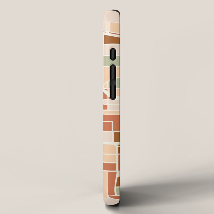 PORTLAND OREGON CITY MAP EARTH TONES iPhone Case Gallery Image 2