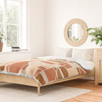 PORTLAND OREGON CITY MAP EARTH TONES Duvet Cover Gallery Image 2