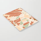 PORTLAND OREGON CITY MAP EARTH TONES Notebook Gallery Image 3