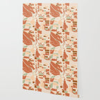 PORTLAND OREGON CITY MAP EARTH TONES Wallpaper Gallery Image 2