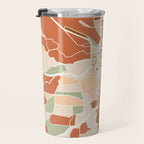 PORTLAND OREGON CITY MAP EARTH TONES Travel Mug Gallery Image 3
