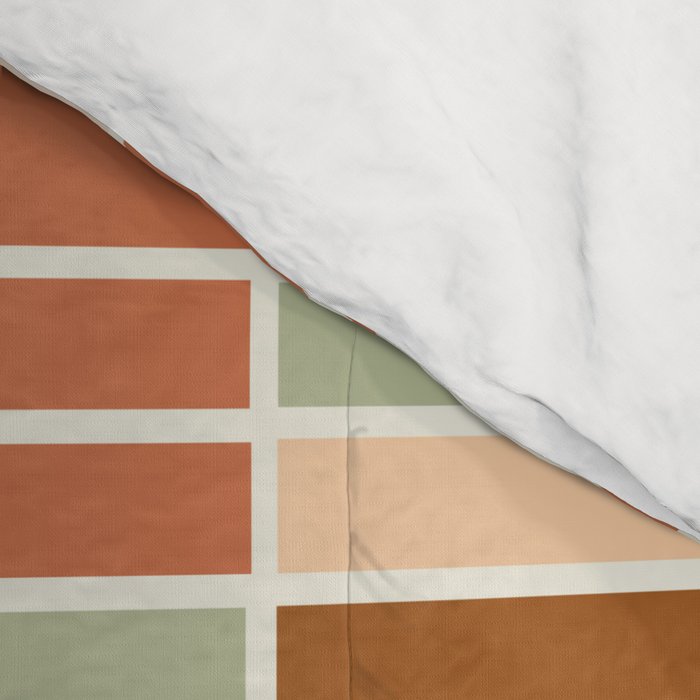 PORTLAND OREGON CITY MAP EARTH TONES Comforter Gallery Image 4