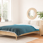 Blue wavy ocean Duvet Cover Gallery Image 2