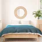 Blue wavy ocean Duvet Cover Gallery Image 3