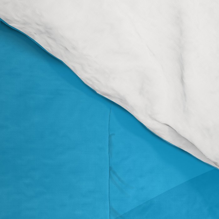 Blue wavy ocean Comforter Gallery Image 4