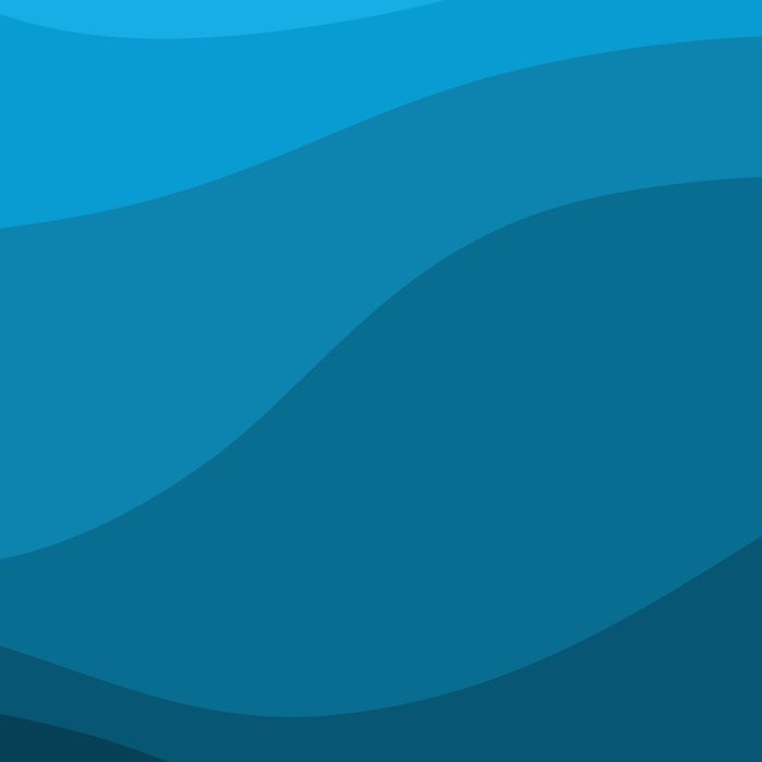 Blue wavy ocean Coffee Mug Gallery Image 2