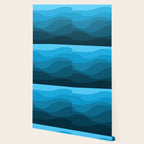 Blue wavy ocean Wallpaper Gallery Image 2