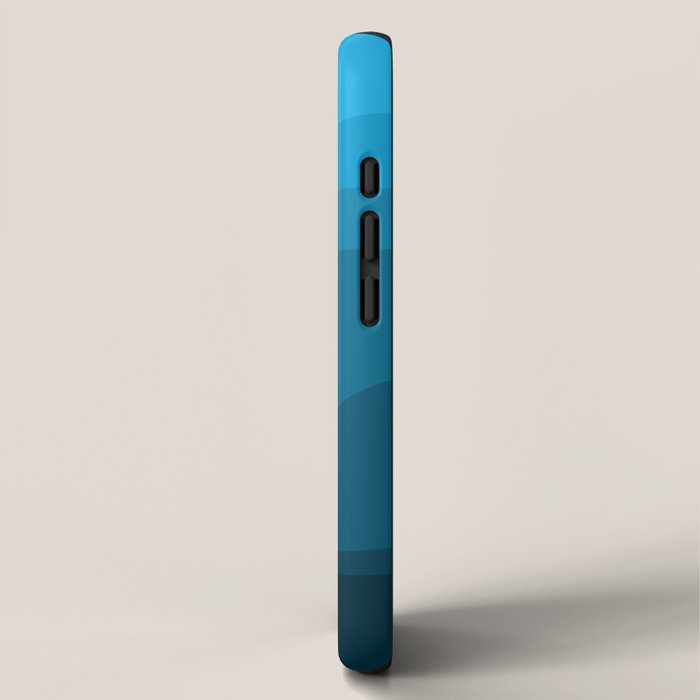 Blue wavy ocean iPhone Case Gallery Image 2