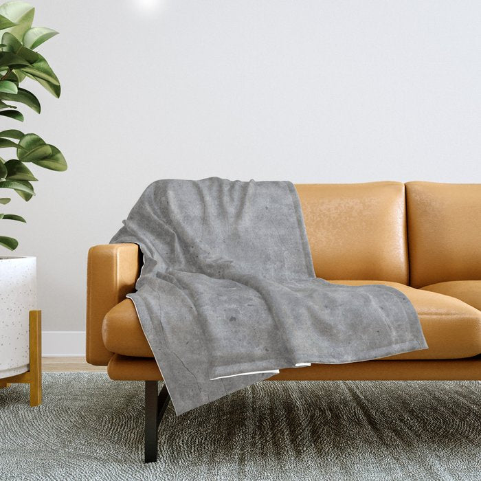 Simply Concrete II Throw Blanket Gallery Image 1