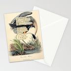 Bird Divinations: Great Blue Heron (about: almanacofbirds.org) Stationery Card Gallery Image 2