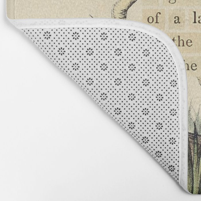 Bird Divinations: Great Blue Heron (about: almanacofbirds.org) Bath Mat Gallery Image 2