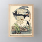 Bird Divinations: Great Blue Heron (about: almanacofbirds.org) Mini Art Print Gallery Image 1