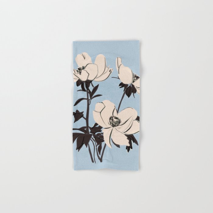 Modern Art Flowers 7 Bath Towel Gallery Image 1