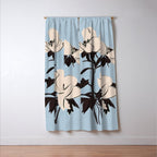 Modern Art Flowers 7 Window Curtain Gallery Image 3