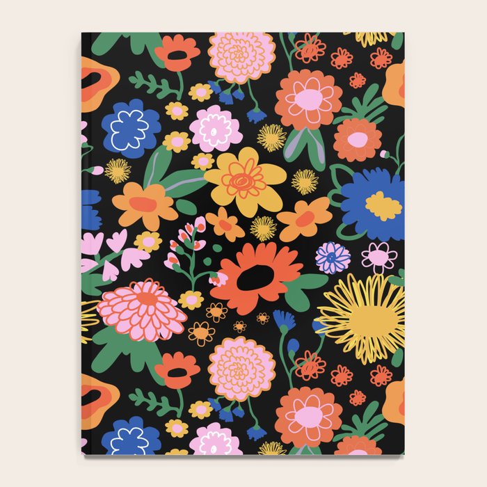 Night flowers pattern Notebook Gallery Image 4