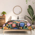 Night flowers pattern Comforter Gallery Image 3