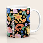 Night flowers pattern Coffee Mug Gallery Image 1